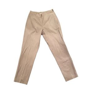 NWOT -Vintage Eddie Bauer Cropped Straight-Leg Tailored Khaki Pant (4)